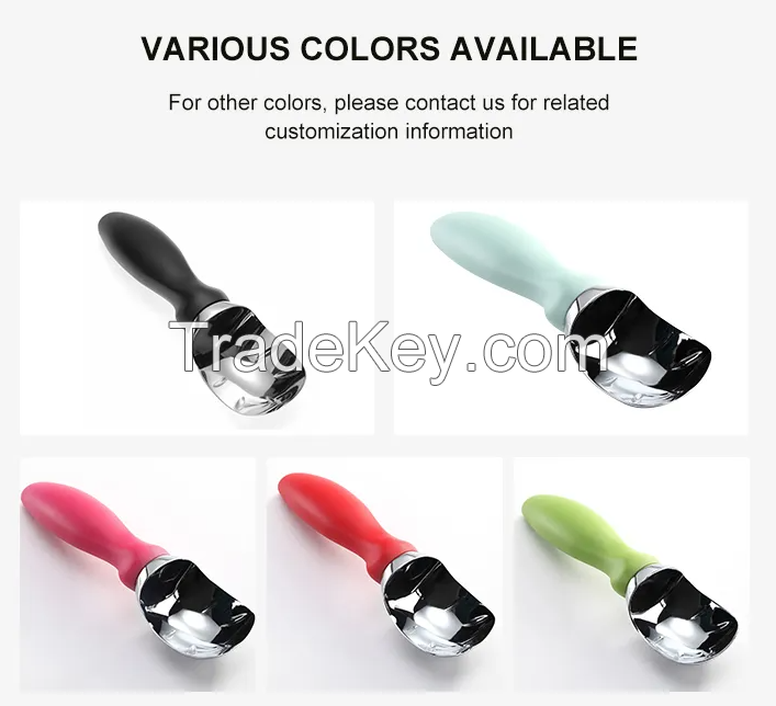 Hot Sell Heavy Duty Zinc Alloy Ice Cream Scoop With PP Handle