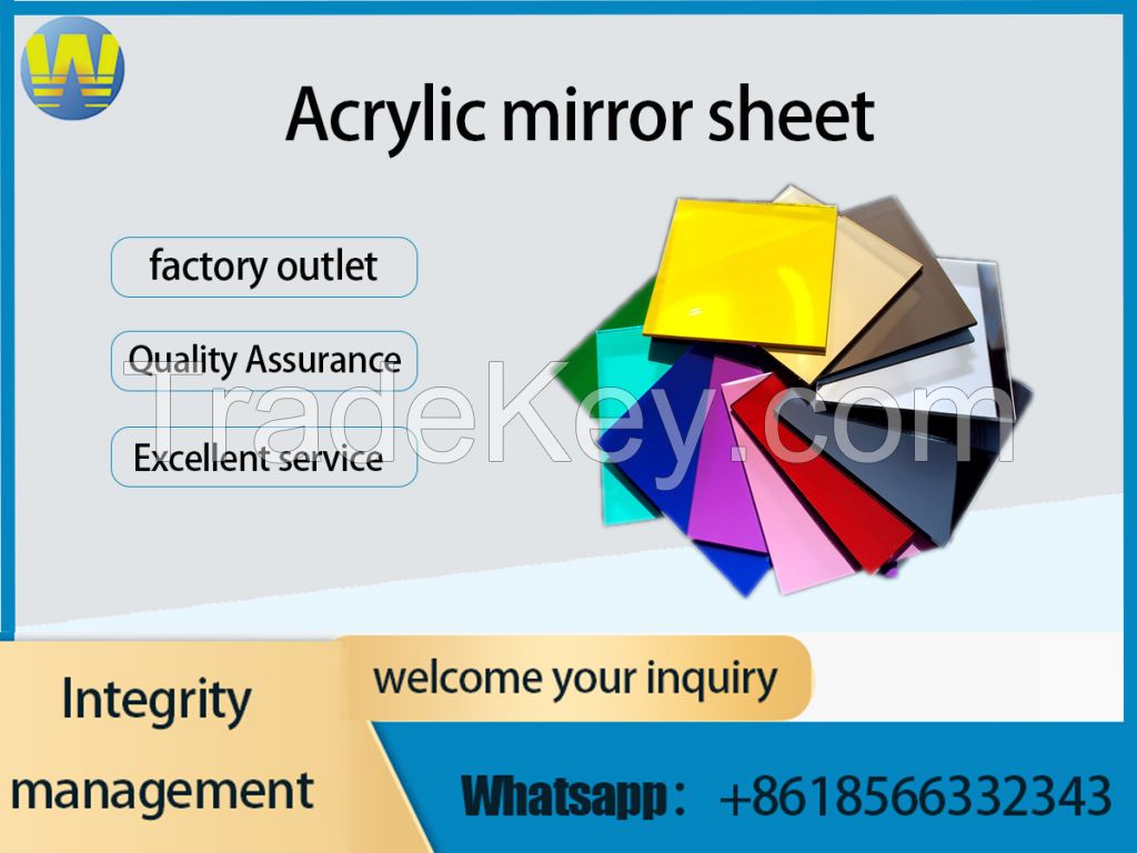 Acrylic mirror sheet