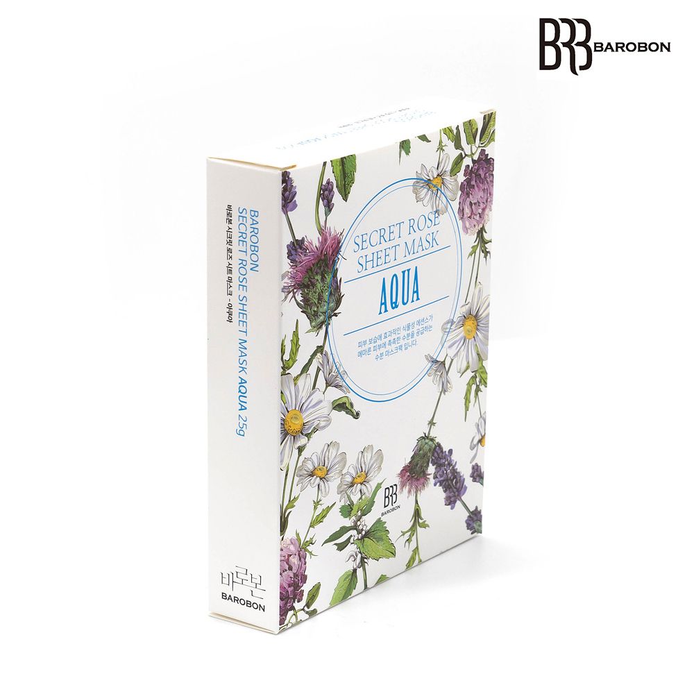 Barobon Secret Rose Sheet Mask [Aqua] 