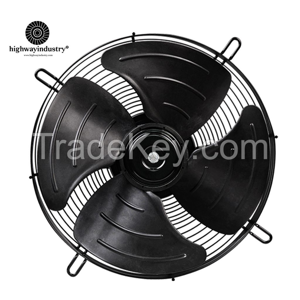 Highway EC Brushless 300/350/400mm Diameter Iron/Plastic Impeller Axial Flow Fan