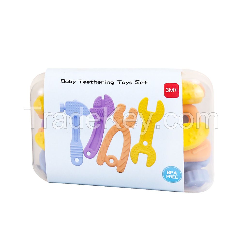  Silicone Teething Toys for Infant Toddlers Remote Control Shape Teether for Babies Chew Toys