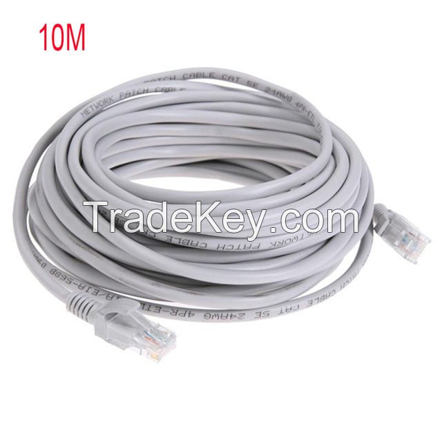 8 Pin Connector Ethernet Internet Network Wire 30cm 1m 2m 3m 5m 10m 20m 30m Cat5e Cat6 RJ45 Patch Cord Cable