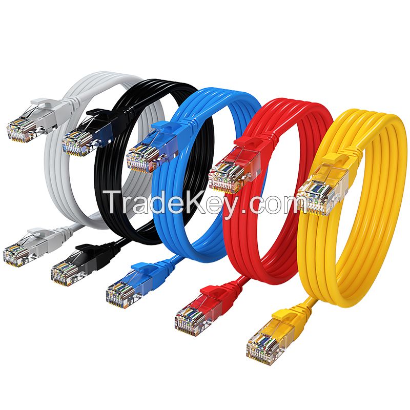 8 Pin Connector Ethernet Internet Network Wire 30cm 1m 2m 3m 5m 10m 20m 30m Cat5e Cat6 RJ45 Patch Cord Cable