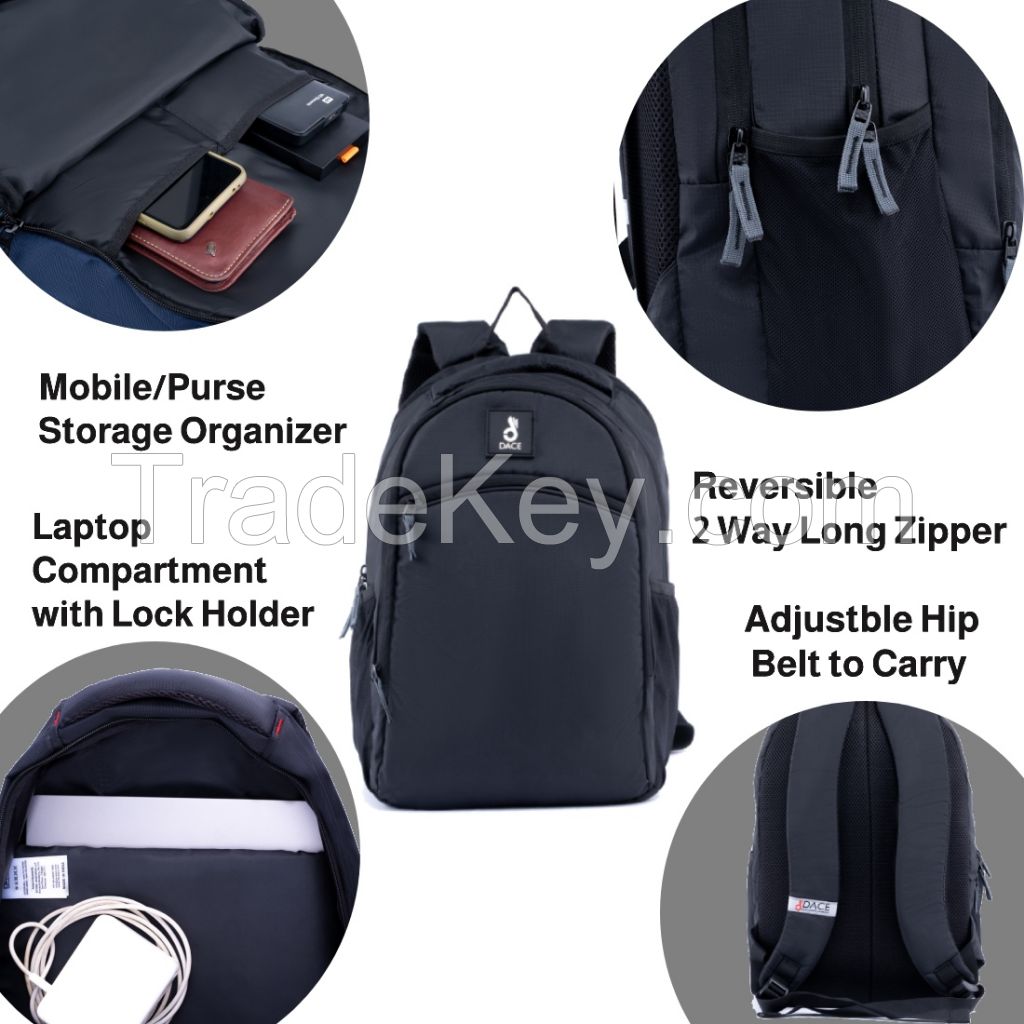 Dace Blue Casual Waterproof Laptop Backpack/Office Bag/School Bag/College Bag/Business Bag/Unisex Travel Backpack