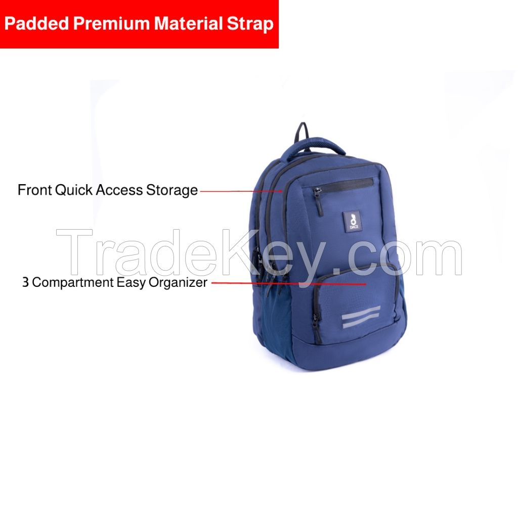 Dace Blue Casual Waterproof Laptop Backpack/Office Bag/School Bag/College Bag/Business Bag/Unisex Travel Backpack