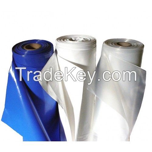 Full Sheets of Boat Shrink Wrap 9 mil in White/Blue