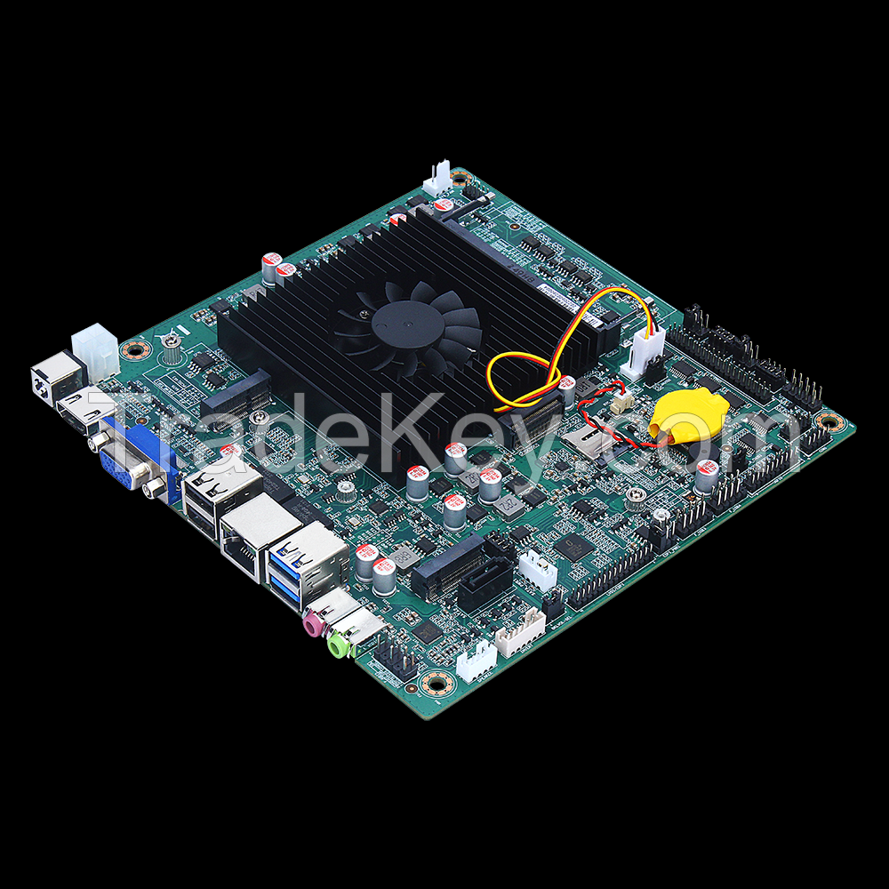 Embedded mini ITX Motherboard J4125 CPU 2 Gigabit LAN 6 COM LVDS GPIO RJ45 HDMI SATA 3.0 Computer Main Board