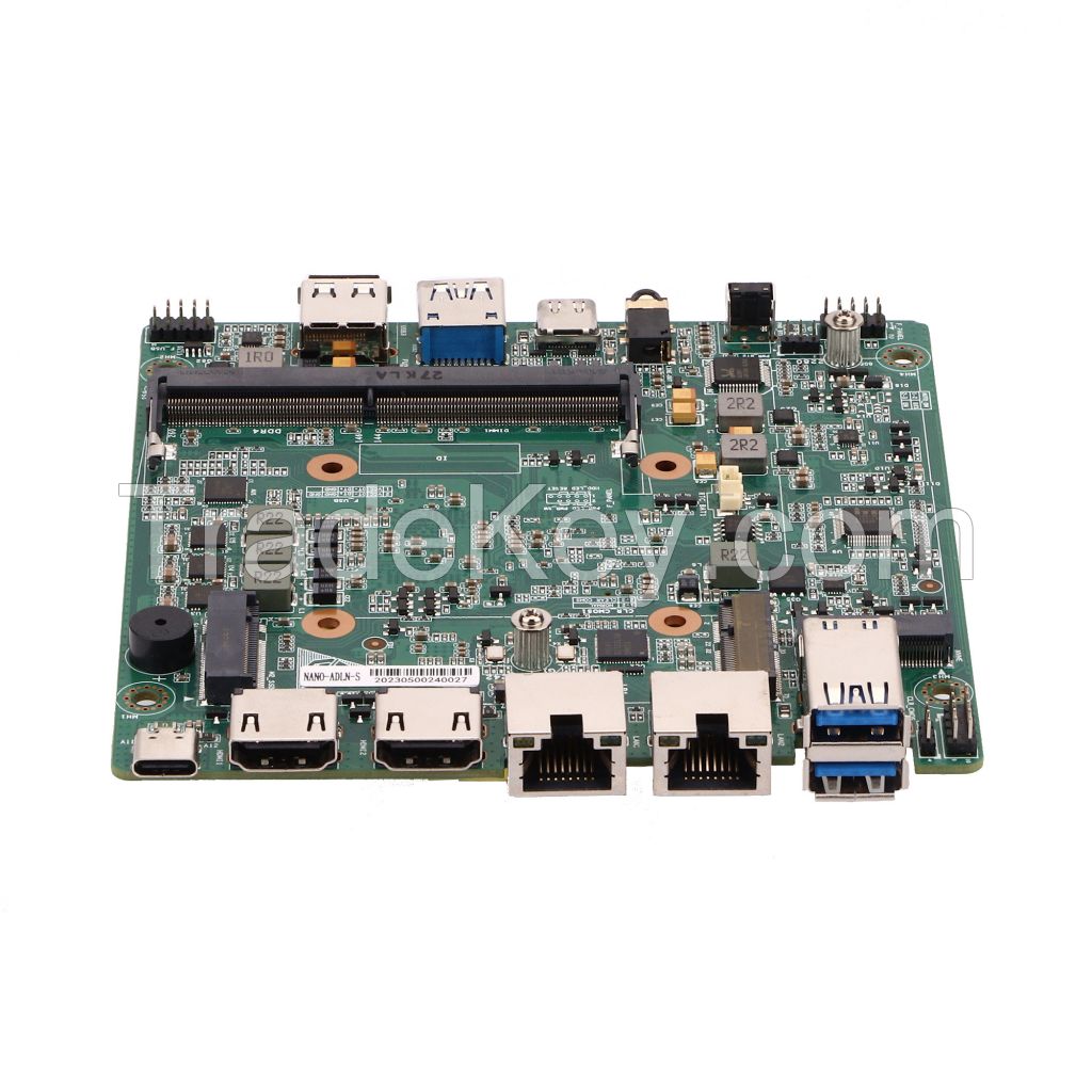 Latest Intel Low Power N100 Processor Onboard Motherboard DDR5 2*2.5G LAN Dual 4K Display