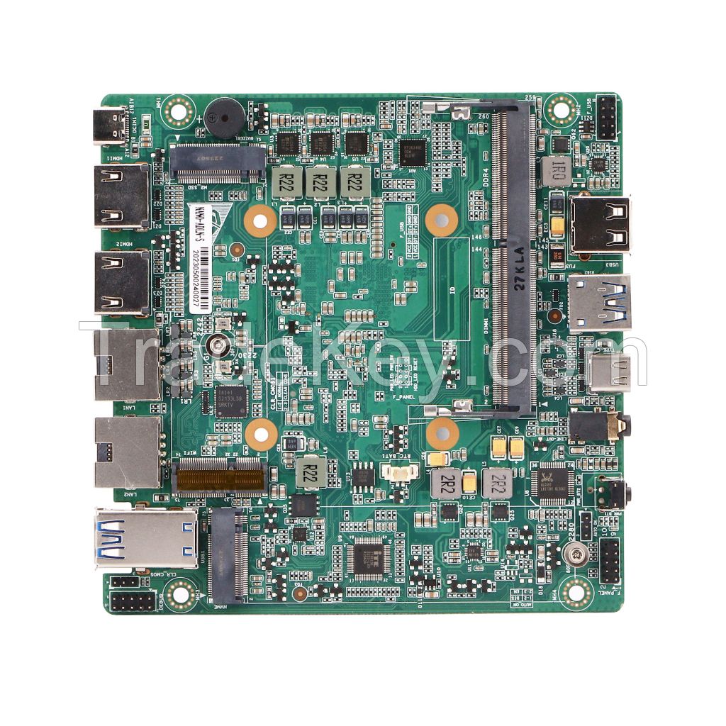 Latest Intel Low Power N100 Processor Onboard Motherboard DDR5 2*2.5G LAN Dual 4K Display