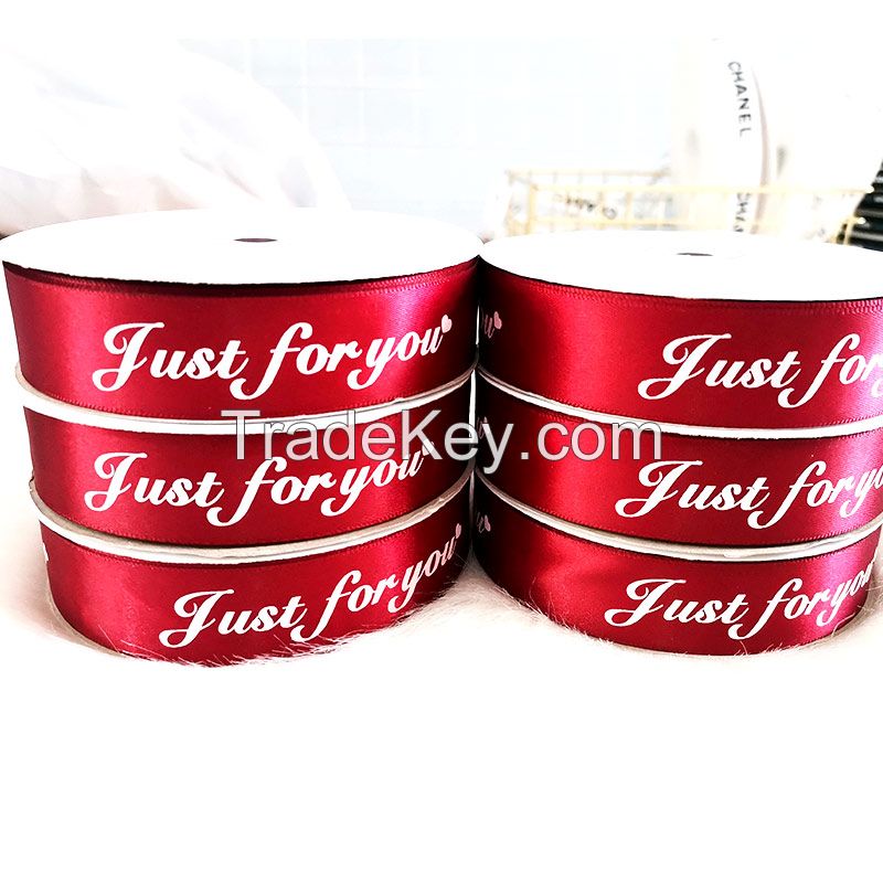 Satin Ribbon Pp Ribbon Grosgrain Ribbon Custom Logo Ribbon