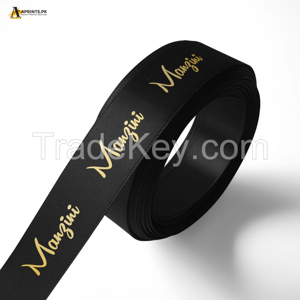 China factory wholesale OEM custom personalized printed logo ribbon gift wrap stock ribbon