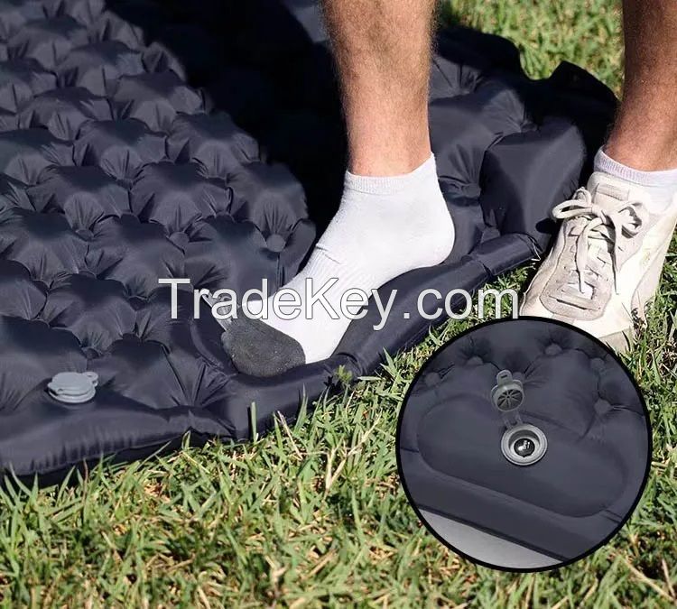 Sleeping Pad Ultralight Inflatable Sleeping Pad for Camping Built-in Pump Hiking - Airpad Carry Bag Inflatable Cushion