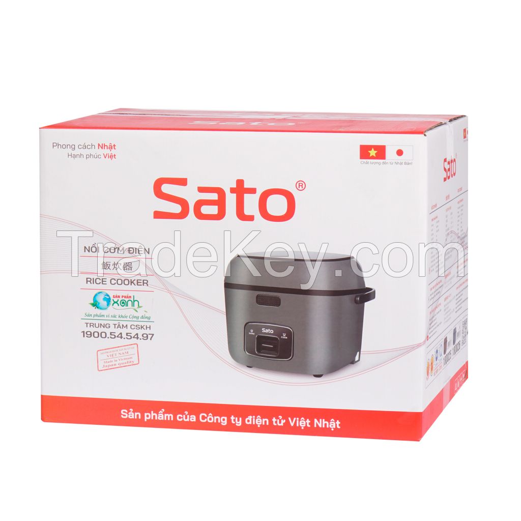 Receive processing rice cooker 1.8L with Plastic handle use for 4-6 people Multi-way warming keep warm for long time