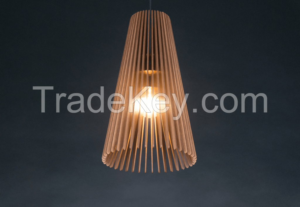 Wooden Pendant Light 2035