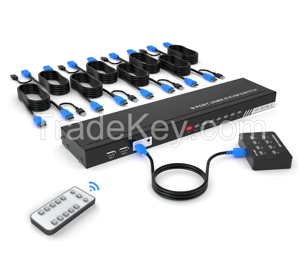 OEM manufacturer for 4K KVM switches 2 / 4 / 8 / 16 / 32 port