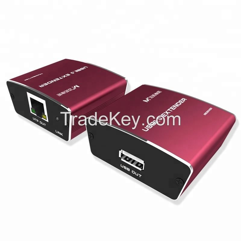 100m USB2.0 RJ45 Interface USB Extender Over Utp Cat5E/6 Cable, MT-VIKI 100m USB2.0 Extender