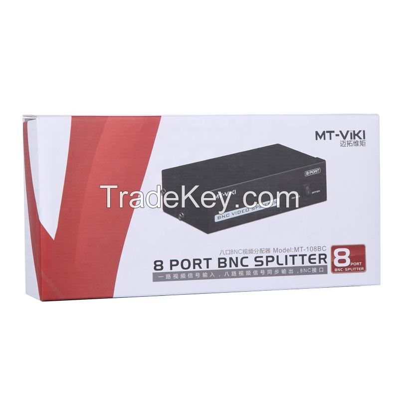 MT-ViKI  108BC 8 Port BCN Splitter Connector for CCTV
