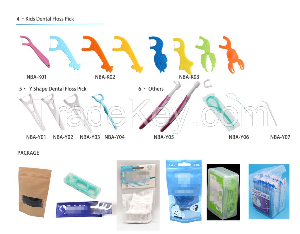 Wholesale Adult Dental Floss Pick/Dental Floss sticks/Floss Toothpick