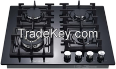 4 burners built in gas cooktop