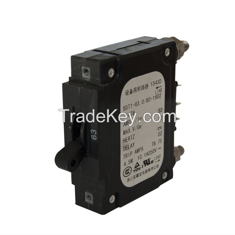 Hydraulic Electromagnetic Circuit Breaker B3 Series