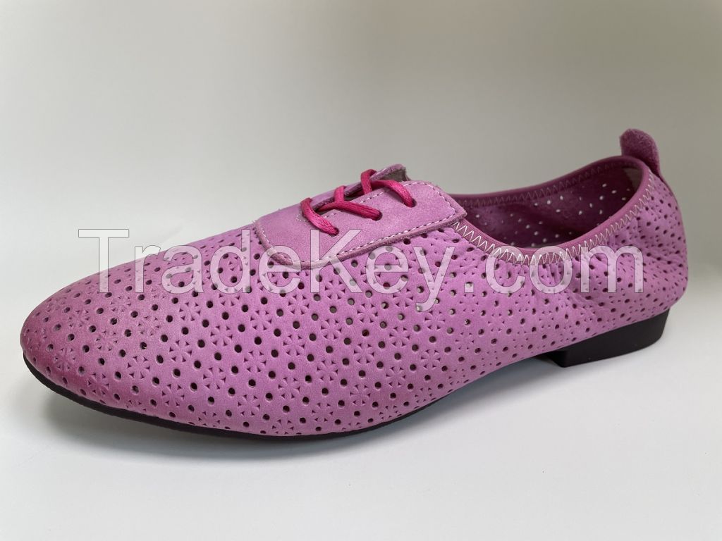 HAND MADE HAND PAINTED LEATHER SOFT CASUAL SHOES