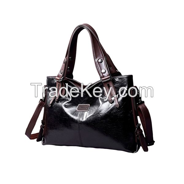 Classic Design Retro Leather Shoulder Bag