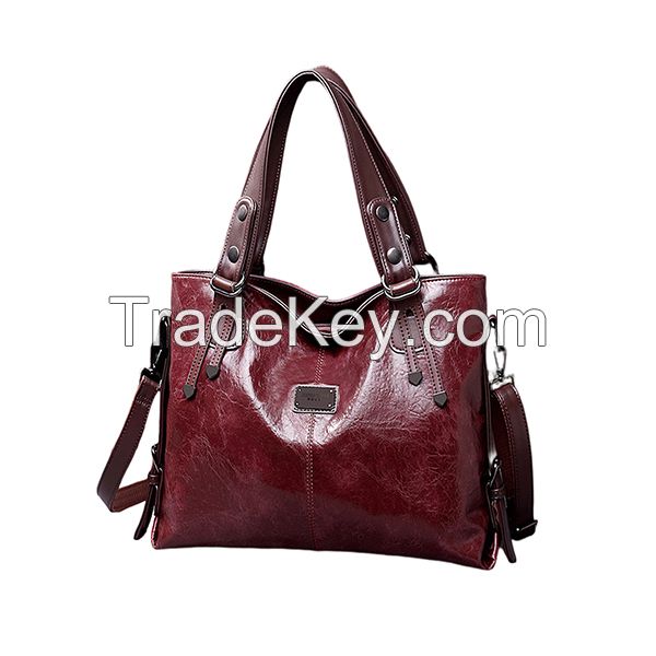 Classic Design Retro Leather Shoulder Bag