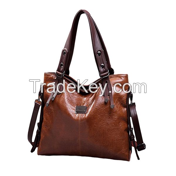 Classic Design Retro Leather Shoulder Bag