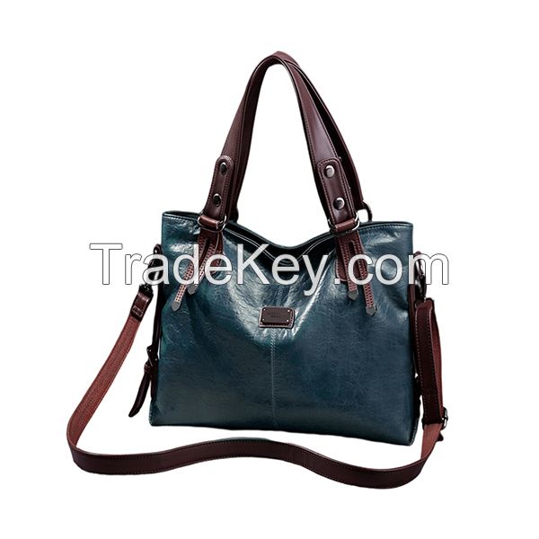 Classic Design Retro Leather Shoulder Bag