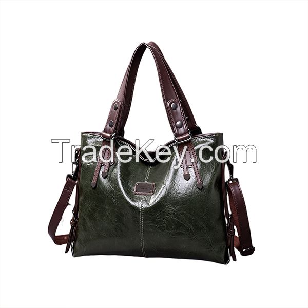 Classic Design Retro Leather Shoulder Bag