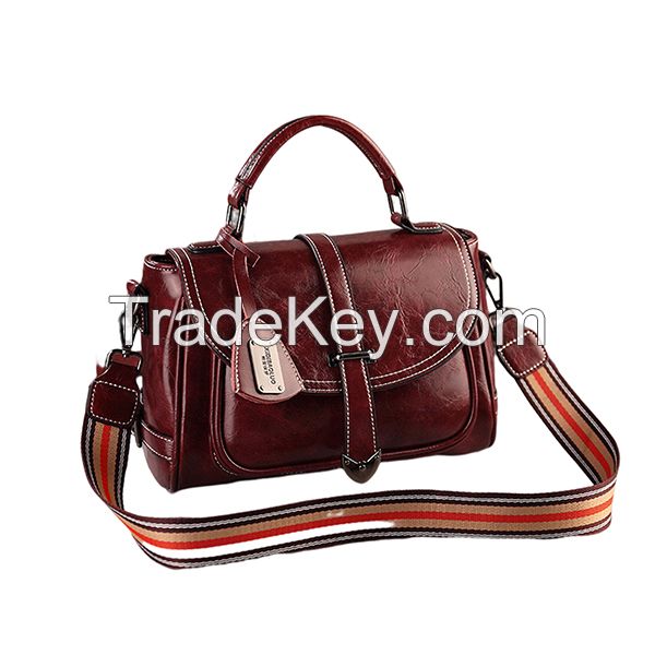 Vintage Leather Multi Pockets Handbag Retro Designer Crossbody Bag High Quality Large Capacity Sling Purse Long Strap Messenger Bag Office Work Tote Exquisite Briefcase