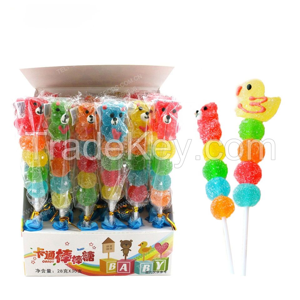 Wholesale Custom Rainbow Sweet Lollipop