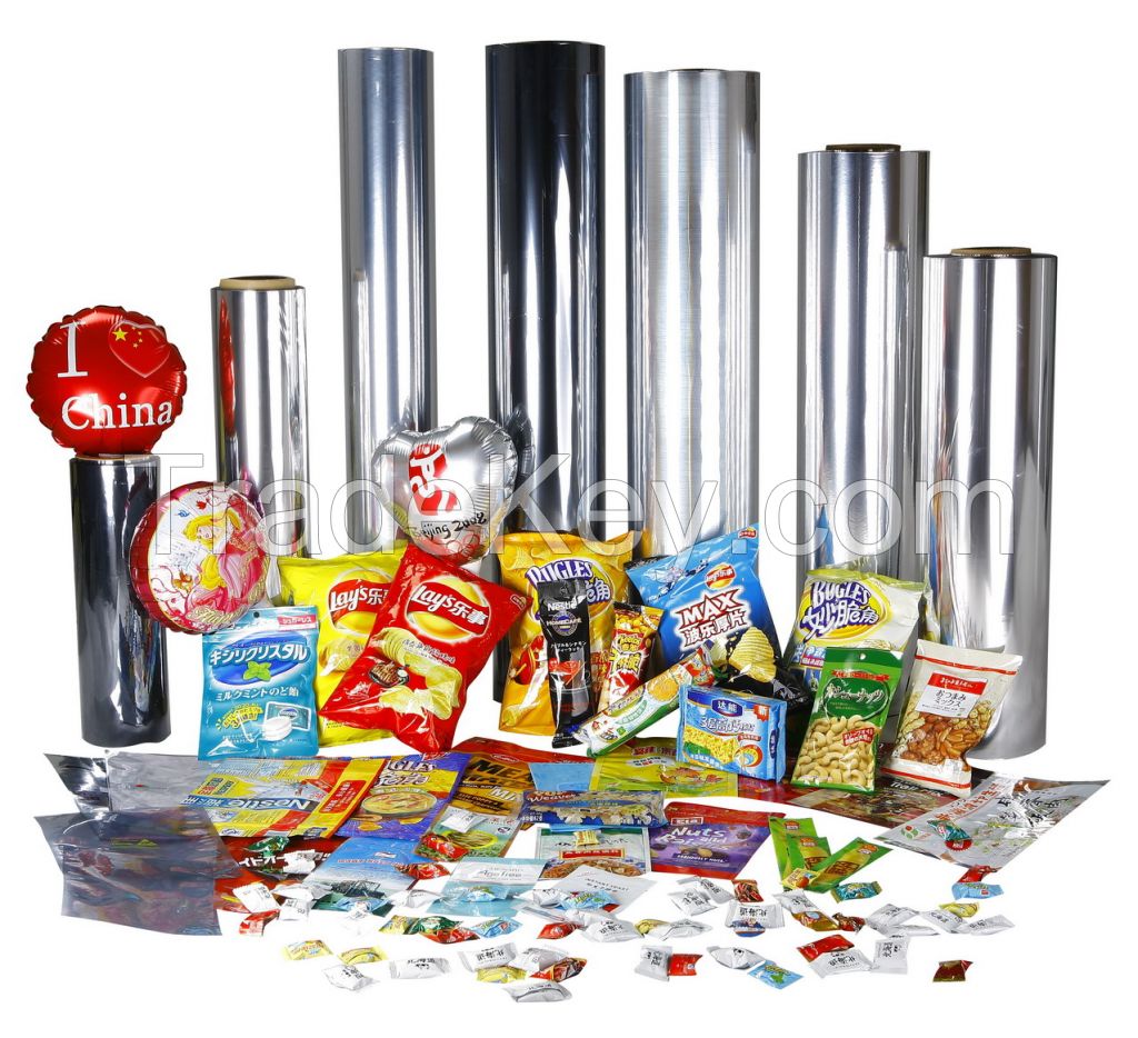 metalized films (vmpet, vmbopp, vmcpp) for packaging