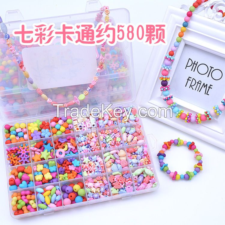 DIY Bead Jewelry Making Kit, Beads for Girls Art and Craft