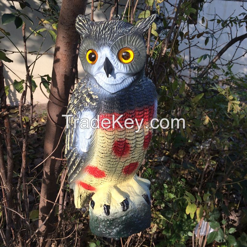 Shandong Zilin Manufacturer rotating head owl decoy