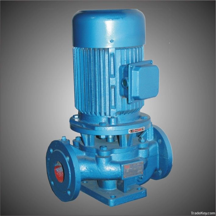 Vertical pipe pump