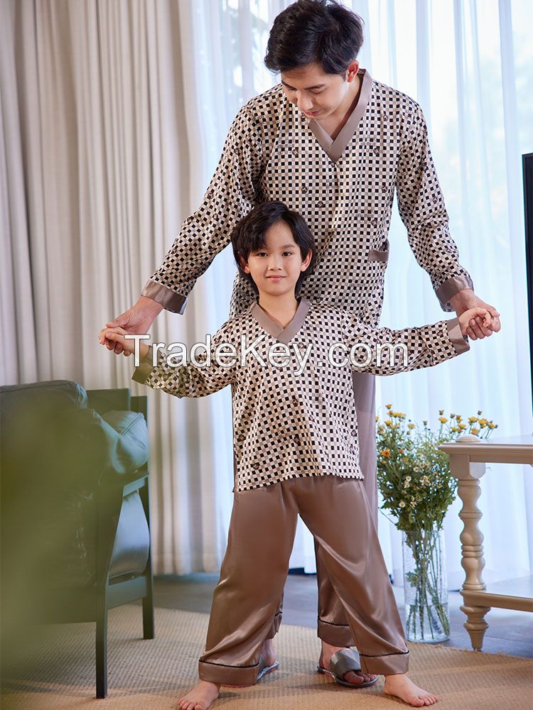 kids silk pajamas