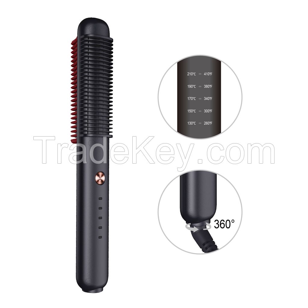 Hot Brush -Hair Straightener Brush