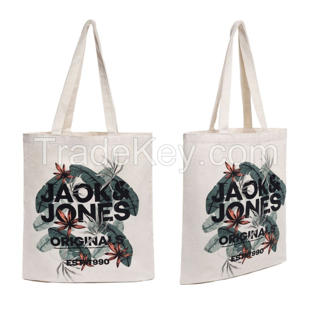 Custom logocanvas tote bag cotton shopping bag for promotion