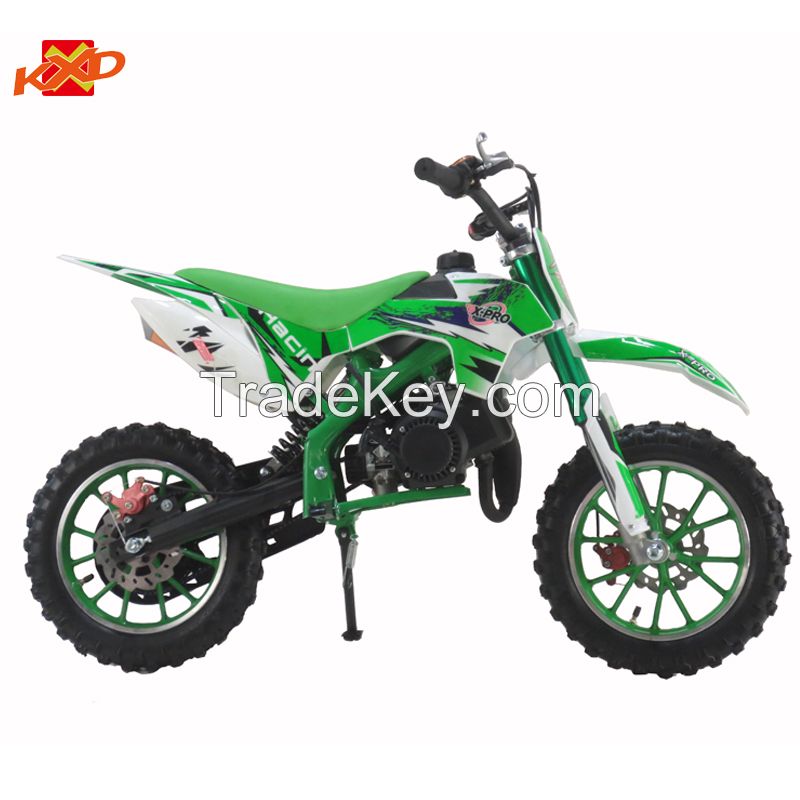 KXD702A mini dirt bike factory from China kxd moto 49CC 2 stroke