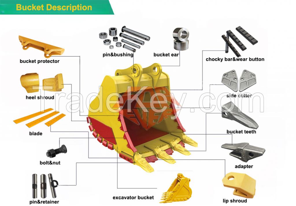 bucket teeth, adapter