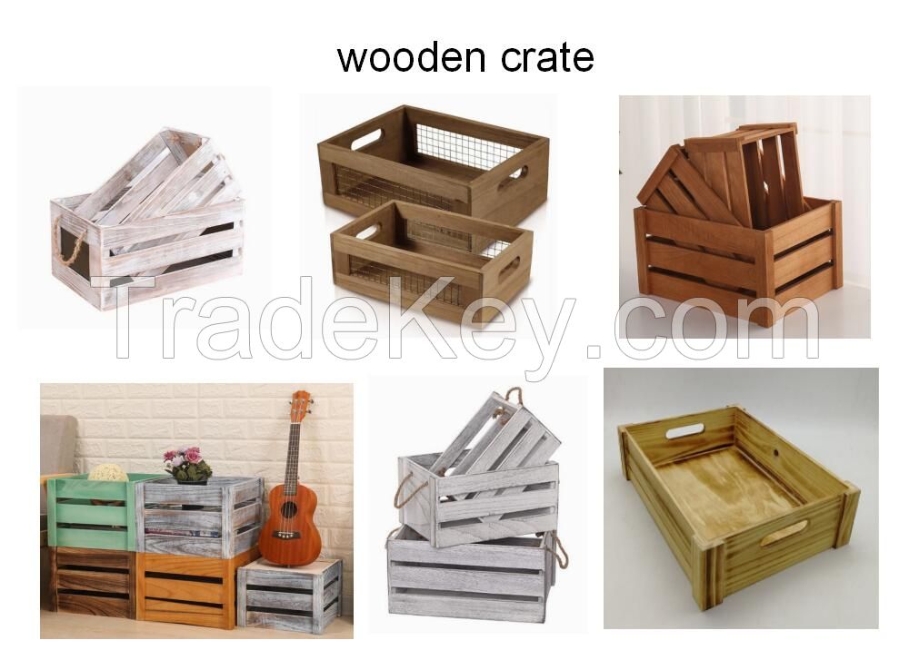 wooden crate box