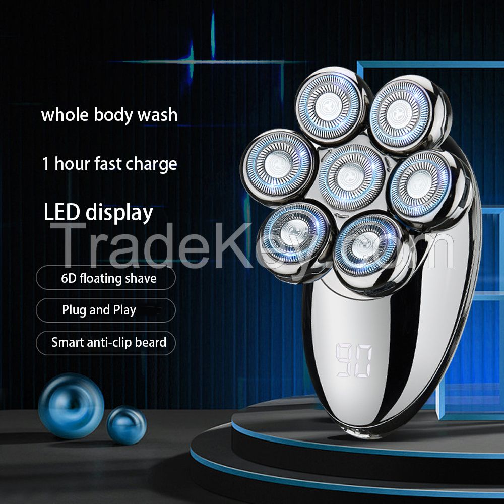 Electric Head Shaver for Bald Men 7D Floating Cutter