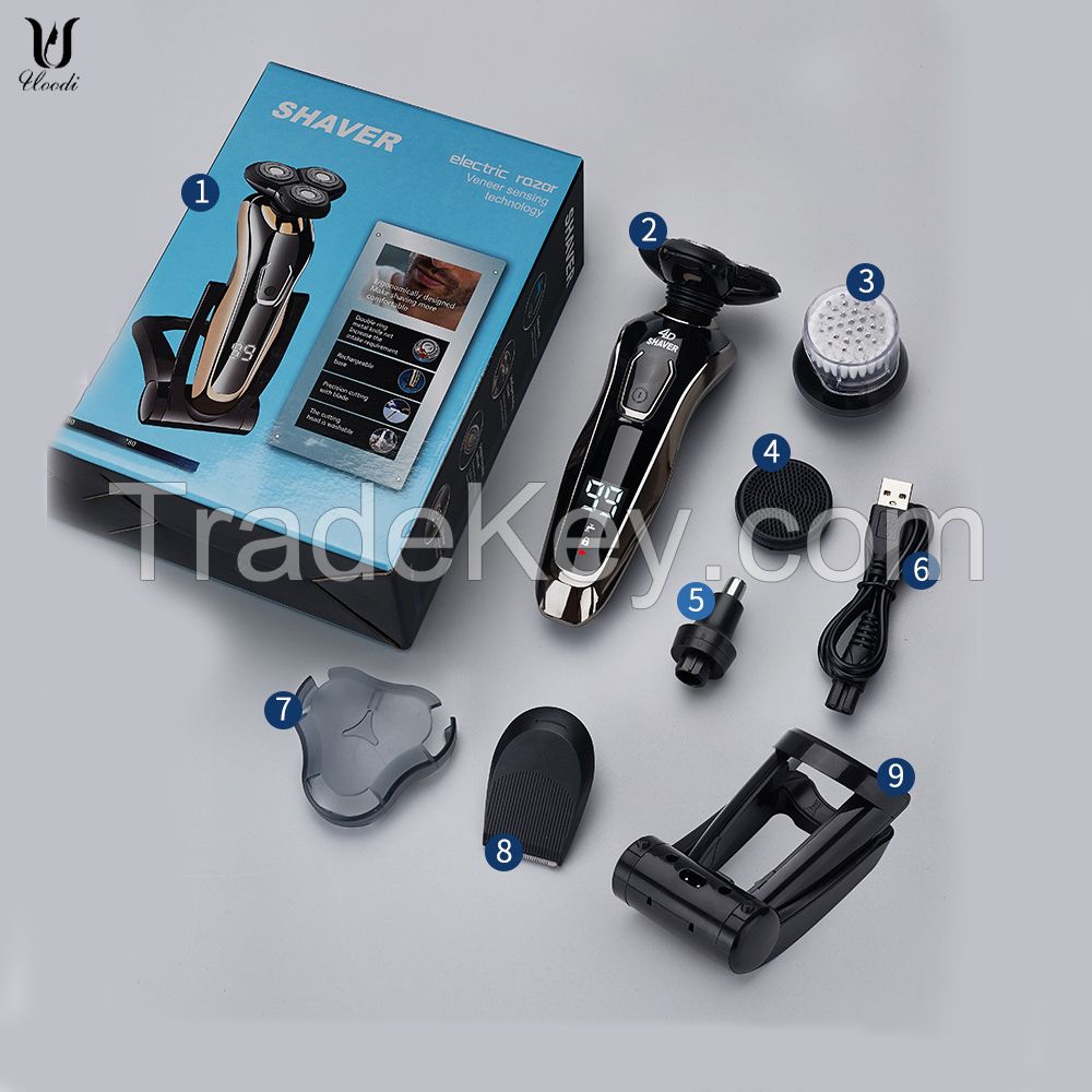 Electric Razor Electric Shaver Hair Cutting Shaving Machine For Men