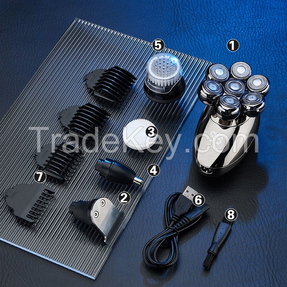 Electric Head Shaver for Bald Men 7D Floating Cutter