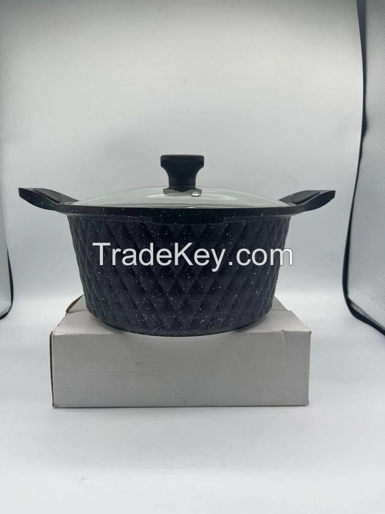 10 pieces Die casting aluminum non stick cookware set 