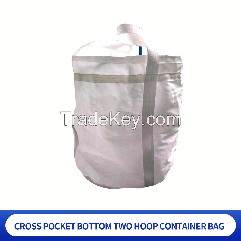 Cross Pocket Bottom Two Hanging Ring Bags, Can Be Customized for Various Specifications (5 Kinds of Materials)