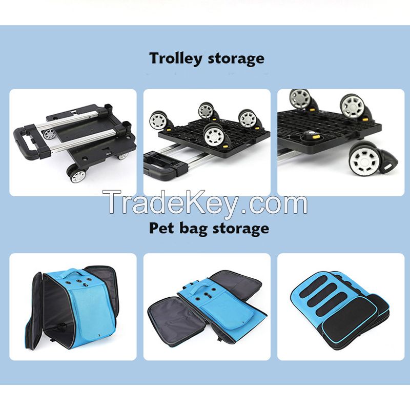 LW901pet trolley case backpack