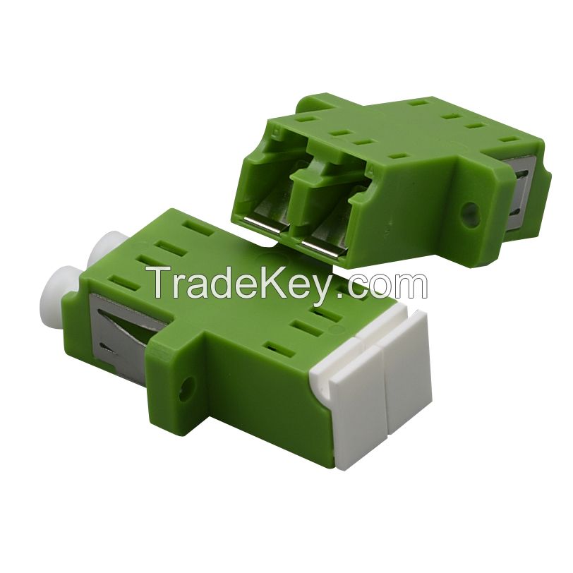 LC APC Duplex Adapter Single Mode With Shutter