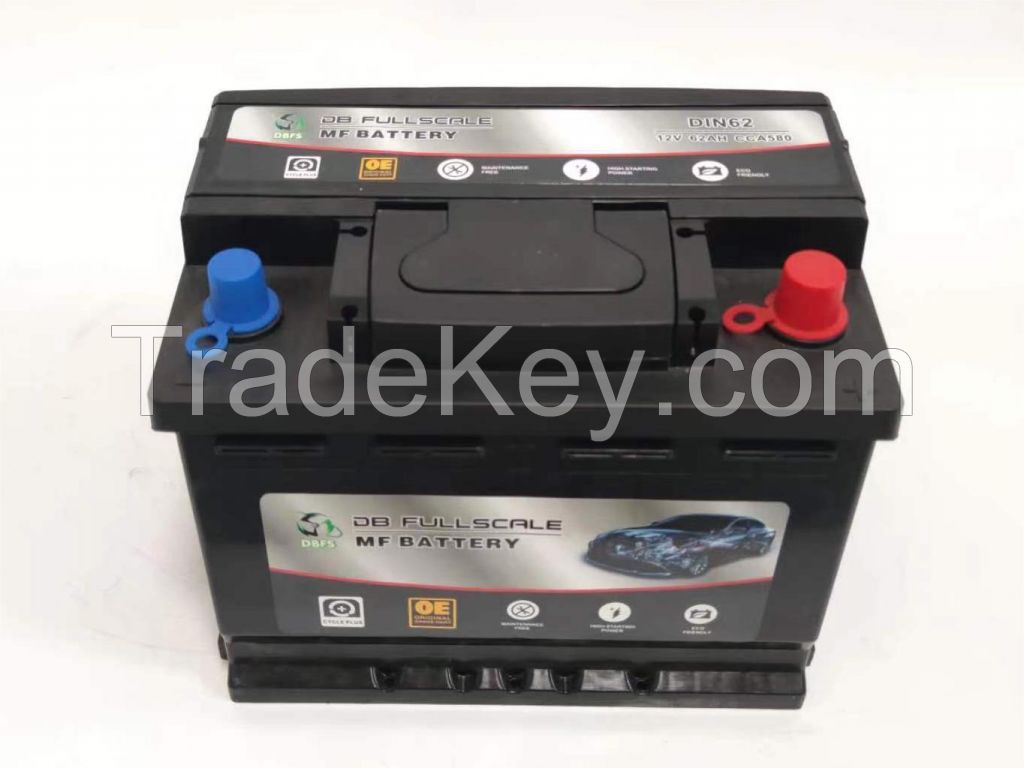 12v 60ah Auto Car Battery Manufacturer Excellent Performance Maintenance Free Starter Stop Batteries For Cars 